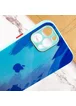 Чехол TPU+Glass Impasto abstract для Apple iPhone 12 Pro (6.1") Blue