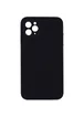 Чехол Silicone Case Lakshmi Square Full Camera для Apple iPhone 12 (6.1") Черный / Black