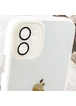 Чехол TPU+Glass Sapphire Midnight для Apple iPhone 12 (6.1") Белый / White