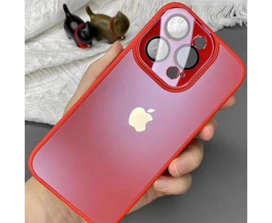 Чехол TPU+Glass Sapphire Midnight для Apple iPhone 12 Pro (6.1") Красный / Red