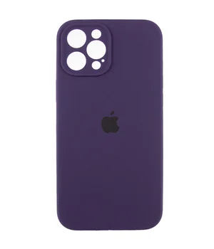 Чохол Silicone Case Full Camera Protective (AA) для Apple iPhone 12 Pro (6.1") Фіолетовий / Elderberry
