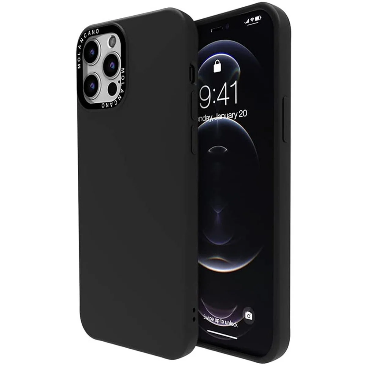 TPU чехол Molan Cano MIXXI для Apple iPhone 12 Pro / 12 (6.1") Черный