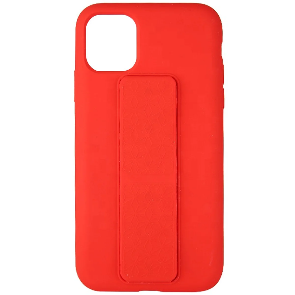 Чехол Silicone Case Hand Holder для Apple iPhone 12 Pro / 12 (6.1") Красный / Red