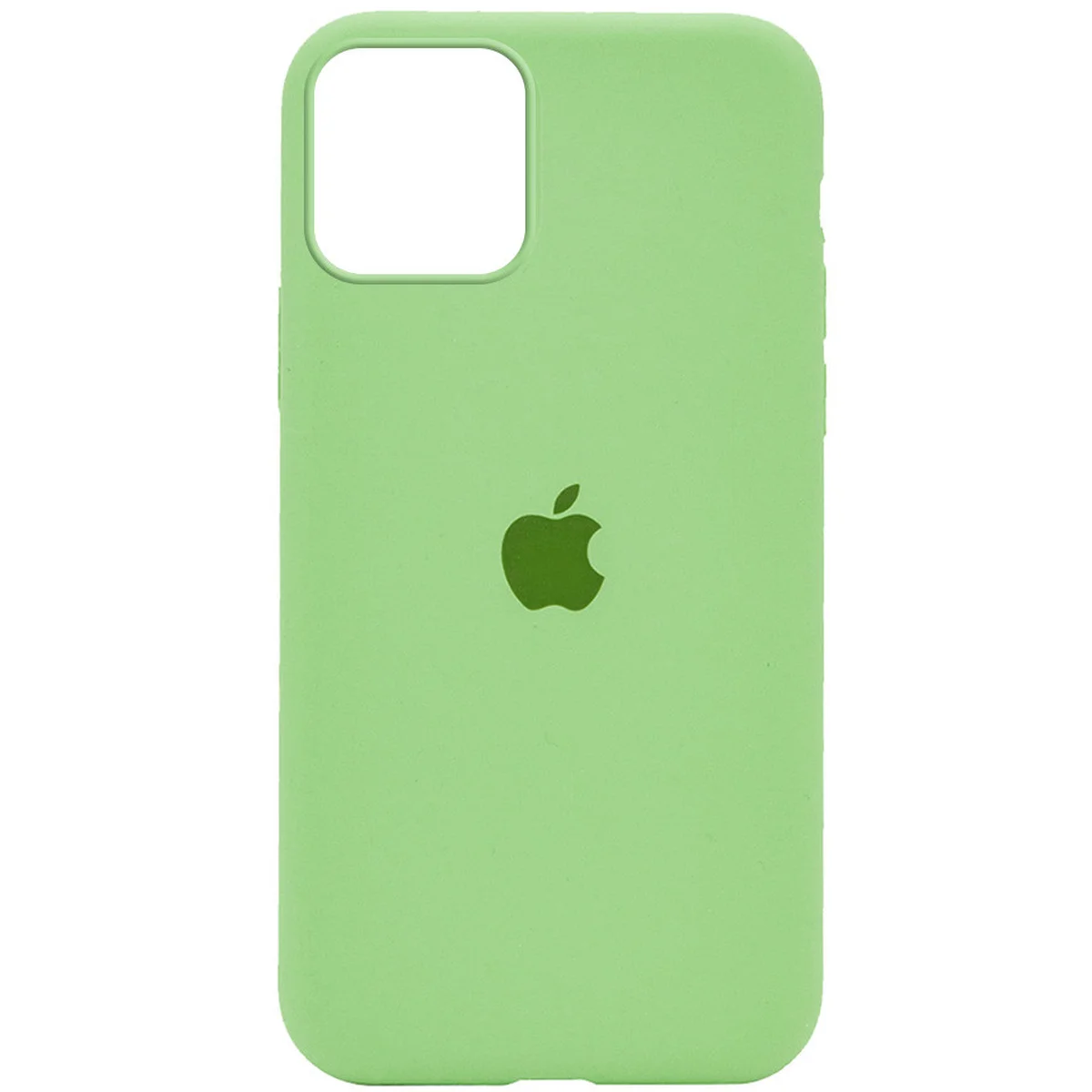 Чехол Silicone Case Full Protective (AA) для Apple iPhone 12 Pro / 12 (6.1") Мятный / Mint