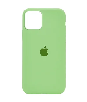 Чехол Silicone Case Full Protective (AA) для Apple iPhone 12 Pro / 12 (6.1") Мятный / Mint