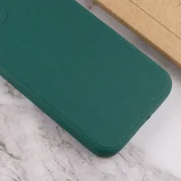 Силиконовый чехол Candy Full Camera для Apple iPhone 12 Pro (6.1") Зеленый / Forest green