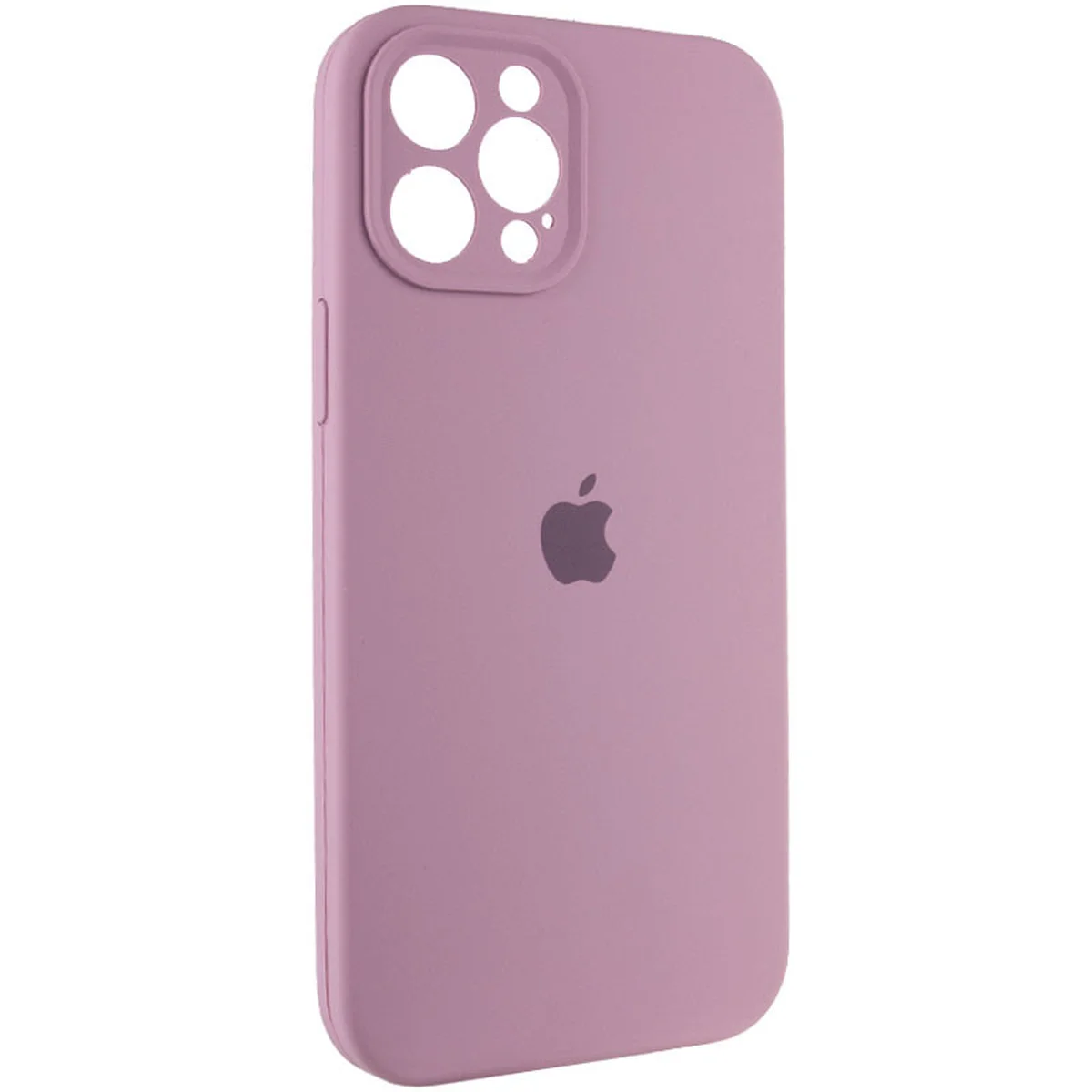 Чехол Silicone Case Full Camera Protective (AA) для Apple iPhone 12 Pro (6.1") Лиловый / Lilac Pride