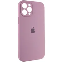 Чехол Silicone Case Full Camera Protective (AA) для Apple iPhone 12 Pro (6.1") Лиловый / Lilac Pride