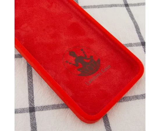 Чехол Silicone Case Lakshmi Square Full Camera для Apple iPhone 12 (6.1") Красный / Red