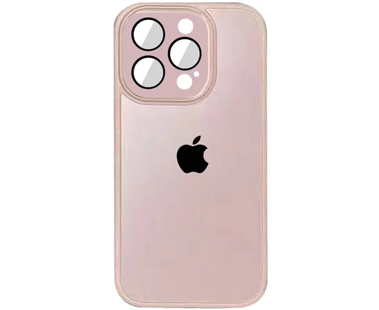 Чехол TPU+Glass Sapphire Midnight для Apple iPhone 12 Pro (6.1") Розовый / Pink Sand