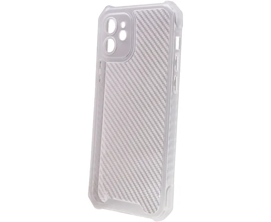 Чехол TPU Ease Carbon color series для Apple iPhone 12 (6.1") Матовый / Прозрачный