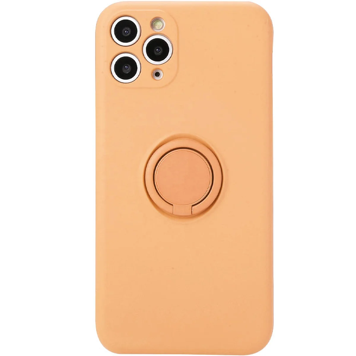 Чехол TPU Candy Ring Full Camera для Apple iPhone 12 Pro (6.1") Оранжевый / Coral