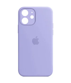 Чохол Silicone Case Full Camera Protective (AA) для Apple iPhone 12 (6.1") Бузковий / Lilac