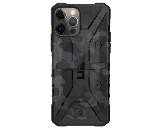 Ударопрочный чехол UAG Pathfinder камуфляж для Apple iPhone 12 Pro / 12 (6.1") Серый