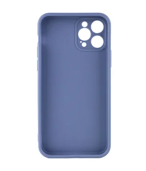 Силиконовый чехол Candy Full Camera для Apple iPhone 12 Pro (6.1") Голубой / Mist blue
