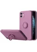 Чехол TPU Candy Ring Full Camera для Apple iPhone 12 (6.1") Лиловый / Lilac Pride