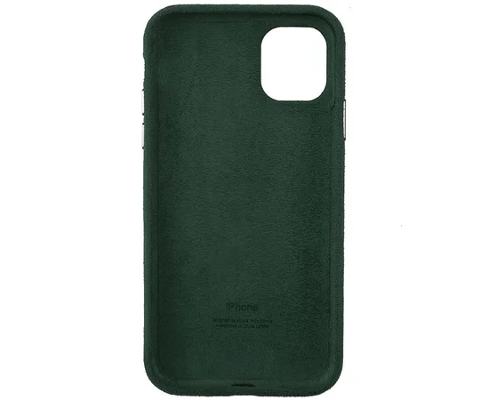 Чехол ALCANTARA Case Full для Apple iPhone 12 Pro / 12 (6.1") Зеленый