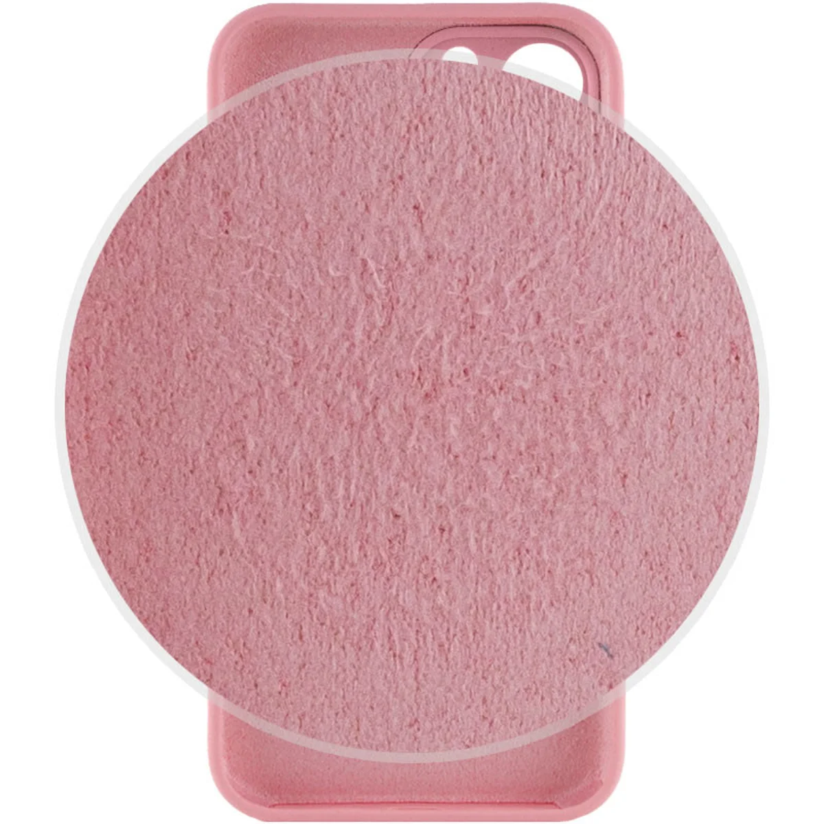 Чехол Silicone Case Lakshmi Square Full Camera для Apple iPhone 12 Pro (6.1") Розовый / Light pink