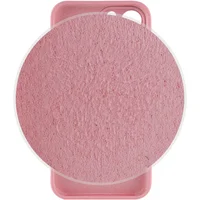 Чехол Silicone Case Lakshmi Square Full Camera для Apple iPhone 12 Pro (6.1") Розовый / Light pink