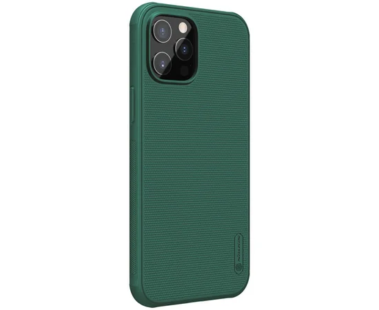 Чехол Nillkin Matte Pro для Apple iPhone 12 Pro / 12 (6.1") Зеленый / Deep Green
