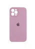 Чехол Silicone Case Full Camera Protective (AA) для Apple iPhone 12 Pro (6.1") Лиловый / Lilac Pride