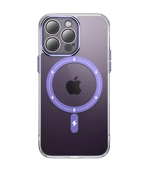 Чохол TPU+PC Colorful with MagSafe для Apple iPhone 12 Pro (6.1") Purple