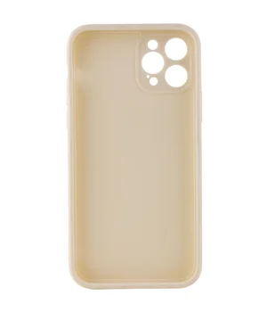 Силіконовий чохол Candy Full Camera для Apple iPhone 12 Pro (6.1 ") Бежевий / Antigue White