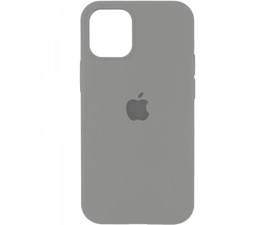 Чехол Silicone Case Full Protective (AA) для Apple iPhone 12 Pro / 12 (6.1") Серый / Pewter