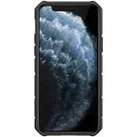 TPU+PC чехол Nillkin CamShield Armor without logo (шторка на камеру) для Apple iPhone 12 Pro / 12 Черный