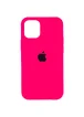 Чохол Silicone Case Full Protective (AA) для Apple iPhone 12 Pro / 12 (6.1 ") Рожевий / Barbie pink