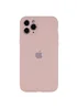 Чохол Silicone Case Full Camera Protective (AA) для Apple iPhone 12 Pro (6.1 ") Рожевий / Pink Sand