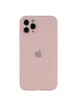 Чохол Silicone Case Full Camera Protective (AA) для Apple iPhone 12 Pro (6.1 ") Рожевий / Pink Sand