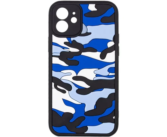 Чехол TPU+PC Army Collection для Apple iPhone 12 (6.1") Синий