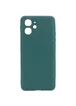 Силиконовый чехол Candy Full Camera для Apple iPhone 12 (6.1") Зеленый / Forest green