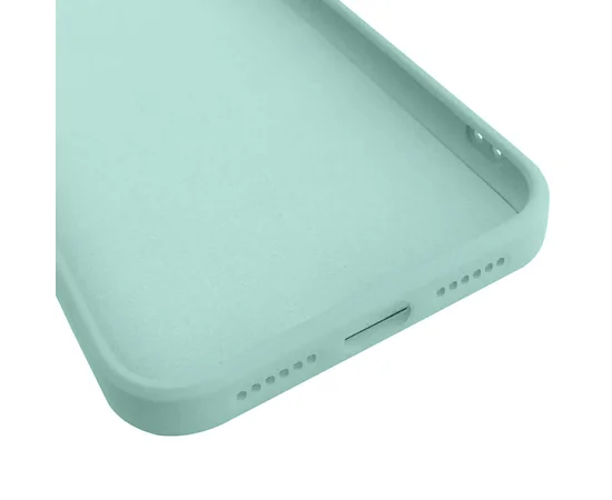 Чехол TPU Candy Ring Full Camera для Apple iPhone 12 (6.1") Бирюзовый / Ice Blue