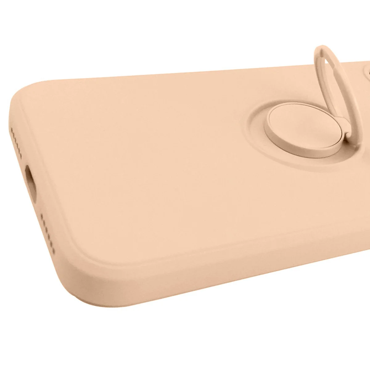 Чохол TPU Candy Ring Full Camera для Apple iPhone 12 (6.1 ") Рожевий / Pink Sand