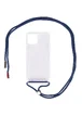 Чехол TPU Crossbody Transparent для Apple iPhone 12 Pro / 12 (6.1") Синий
