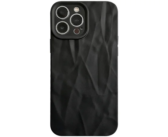 Чехол TPU Texture для Apple iPhone 12 Pro (6.1") Black