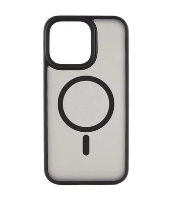 TPU+PC чохол Metal Buttons with MagSafe для Apple iPhone 12 Pro / 12 (6.1") Чорний