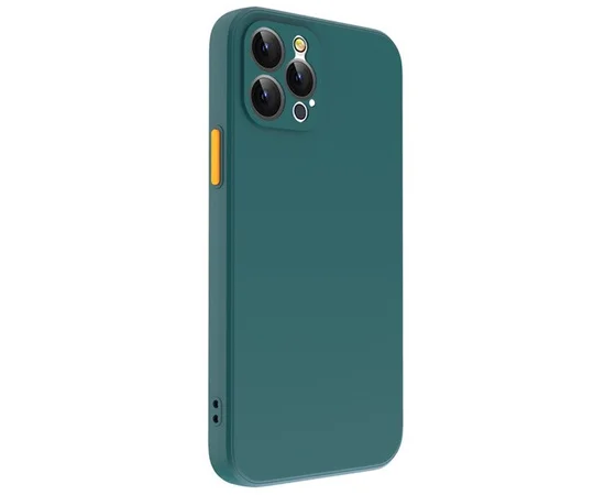 Чехол TPU Square Full Camera для Apple iPhone 12 Pro (6.1") Зеленый