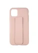 Чехол Silicone Case Hand Holder для Apple iPhone 12 Pro / 12 (6.1") Розовый / Pink Sand