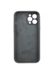 Чохол Silicone Case Full Camera Protective (AA) Apple iPhone 12 Pro (6.1") Сірий / Dark Gray