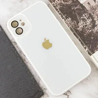 Чехол TPU+Glass Sapphire Midnight для Apple iPhone 12 (6.1") Белый / White