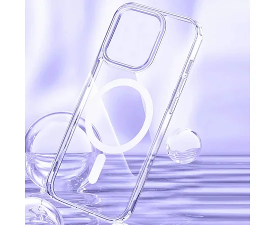 Чехол TPU Clear Case with MagSafe для Apple iPhone 12 Pro / 12 (6.1") Clear