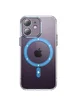 Чехол TPU+PC Colorful with MagSafe для Apple iPhone 12 (6.1") Blue