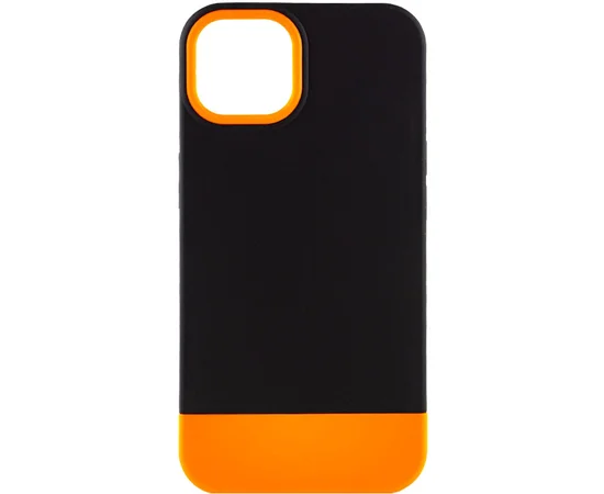 Чохол TPU+PC Bichromatic для Apple iPhone 12 Pro / 12 (6.1") Black / Orange