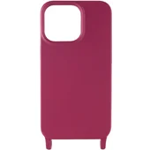 Чехол TPU two straps California для Apple iPhone 12 Pro / 12 (6.1") Красный / Rose Red