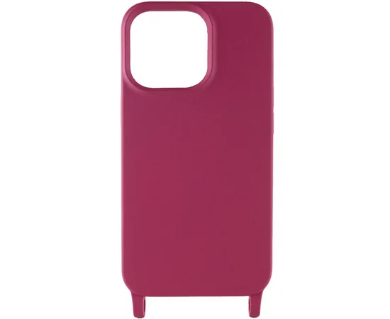 Чохол TPU two straps California для Apple iPhone 12 Pro / 12 (6.1") Червоний / Rose Red