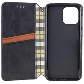 Кожаный чехол-книжка GETMAN Cubic (PU) для Apple iPhone 12 Pro / 12 (6.1") Черный