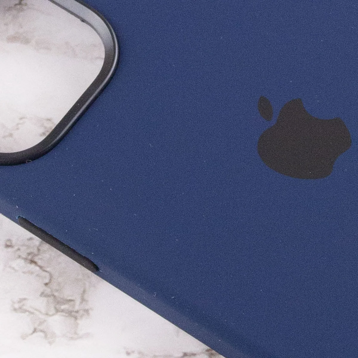 Чехол Silicone case (AAA) full with Magsafe and Animation для Apple iPhone 12 Pro / 12 (6.1") Синий / Navy blue